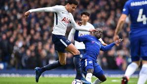 Dele Alli knipste gegen den FC Chelsea doppelt.