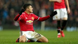 Alexis Sanchez wechselte im Januar 2018 vom FC Arsenal zu Manchester United.