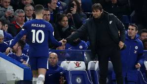 Eden Hazard kritisierte Antonio Conte für die teilweise zu passive Spielweise.