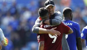 Roberto Firmino und Jürgen Klopp kamen beide 2015 zum FC Liverpool.