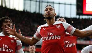 Pierre-Emerick Aubameyang erzielte gegen Tottenham einen Doppelpack.