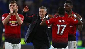 Ole Gunnar Solskjaer hat sein erstes Spiel als Trainer von Manchester United mit 5:1 gewonnen.