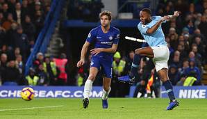 Raheem Sterling wurde während der Partie gegen Chelsea lautstark beschimpft.