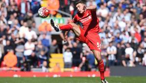 CONNOR RANDALL am 28.10.2015 im League-Cup gegen Bournemouth (Alter: 20 Jahre und 7 Tage). Steht immer noch bei den Reds unter Vertrag, kommt jedoch kaum zum Zug. Wurde in den vergangenen Spielzeiten immer ausgeliehen.