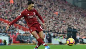 TRENT ALEXANDER-ARNOLD: Mit 20 acht Jahre jünger als Walker. Könnte dessen Nachfolger im englischen Nationalteam werden. Hat einen guten Schuss und schaltet sich nach vorne ein, hat im Defensivspiel aber noch Luft nach oben. Vorteil City - 1:1.