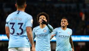 Erzielte das zwischenzeitliche 2:0 für Manchester City: Nationalspieler Leroy Sane.