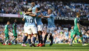 Manchester City grüßt - zumindest vorrübergehend - wieder von der Tabellenspitze.