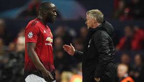 Haben offenbar keine Probleme miteinander: Romelu Lukaku und United-Trainer Ole Gunnar Solskjaer.