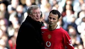 RYAN GIGGS - Und noch einer aus der Gang. Giggs kam wie Scholes und Beckham aus der eigenen Jugend, spielte 27(!) Jahre nur für United.