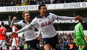 Dele Alli traf zum ersten Mal im North London Derby