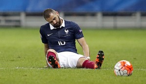 Didier Deschamps hat Karim Benzema nur wenig Hoffnungen gemacht