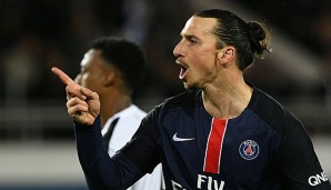 Zlatan Ibrahimovic wechselte 2012 vom AC Milan zu Paris Saint Germain