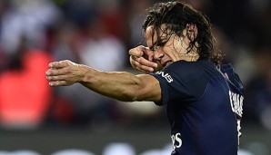 Edinson Cavani thront mit acht Treffern an der Spitze der Ligue-1-Torjägerliste