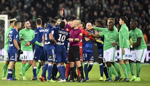 Rachid Ghezzal und Corentin Tolisso flogen gegen St. Etienne vom Platz