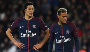 Neymar und Cavani bekamen sich wegen eines Elfmeters gegen Olympique Lyon in die Haare