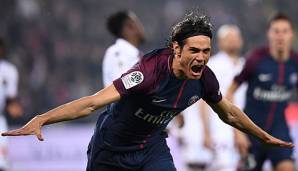 Edinson Cavani steht vor seinem 100. Tor in der Ligue 1