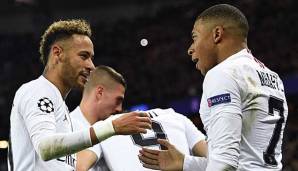 Sollen wegen des Financial Fairplays angeblich zum Verkauf stehen: Neymar (links) und Kylian Mbappe (rechts).