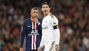 Ramos und Mbappe könnten künftig gemeinsam für PSG auflaufen.