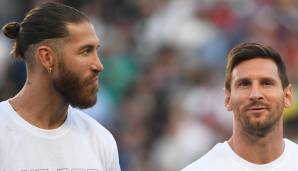 Lionel Messi freut sich, seinen ehemaligen Rivalen Sergio Ramos bei PSG an seiner Seite zu haben: "Ihn heute als Mitspieler zu haben, ist eine Show", sagte Messi der Sportzeitung Marca.