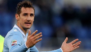 Miroslav Klose steht laut Medienberichten unmittelbar vor seinem Comeback