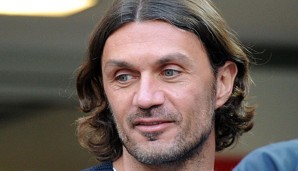 Paolo Maldini spielte seine ganze Karriere über beim AC Milan