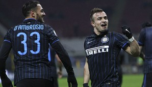 Xherdan Shaqiri bringt Inter mit seinem Treffer auf die Siegesstraße