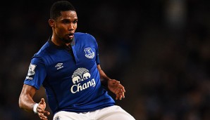 Samuel Eto'o spielte zuletzt für Everton