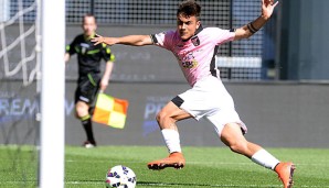 Paulo Dybala erzielte in dieser Saison bereits 13 Tore für Palermo und gab zehn Vorlagen