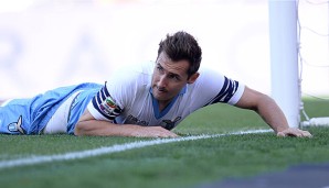 Weltmeister Miroslav Klose hat nach seinem Comeback harsche Kritik einstecken müssen