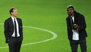 Massimiliano Allegri war mit der zweiten Halbzeit von Paul Pogba in Bergamo nicht zufrieden