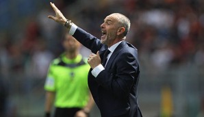 Stefano Pioli scheiterte mit Lazio im Achtelfinale der Europa League gegen Sparta Prag