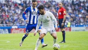 Isco musste sich bei Real meist mit der Reservistenrolle zufrieden geben