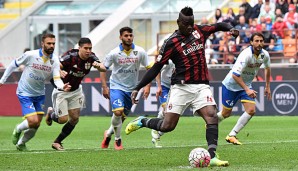 Mario Balotelli war vergangenen Saison von Liverpool an Milan ausgeliehen