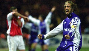 Gabriel Batistuta spielte von 1991 bis 2000 bei ACF Fiorentina