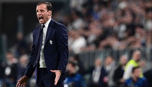 Massimiliano Allegri verlor mit Juve gegen die Roma