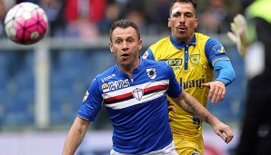 Bis Januar dieses Jahres war Antonio Cassano für Sampdoria Genua aktiv, ehe sein Vertrag aufgelöst wurde