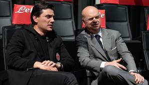 Vincenzo Montella bekommt nach dem verpatzten Saisonstart ordentlich Gegenwind von Milan-Boss Fassone