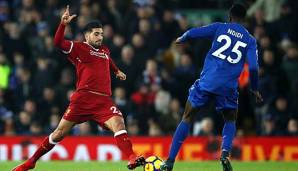 Emre Can im Zweikampf im Spiel gegen Leicester City