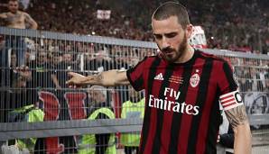 Leonardo Bonucci vom AC Milan beschäftigt sich angeblich intensiv mit einem Transfer zum französischen Meister PSG.