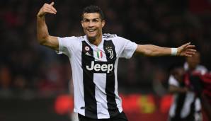 Cristiano Ronaldo traf für Juve zum Sieg über Milan