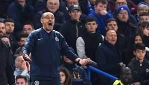 Maurizio Sarri könnte den FC Chelsea in Richtung Juventus verlassen.