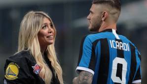 Mauro Icardi mit seiner Frau Wanda.