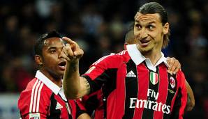 Zlatan Ibrahimovic stand von 2010 bis 2012 bei Milan unter Vertrag.