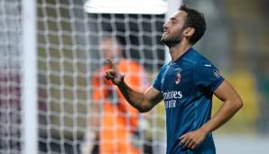 Hakan Calhanoglu will mit dem AC Mailand die Champions League erreichen.