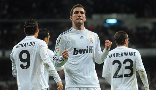 Gonzalo Higuain spielt seit 2007 bei Real Madrid