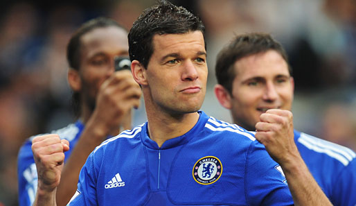 Michael Ballack wurde mit dem FC Chelsea drei Mal englischer Pokalsieger und ein Mal Meister