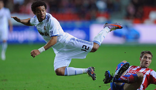 Marcelo Vieira da Silva Junior wurde 2007 und 2008 spanischer Meister mit Real Madrid