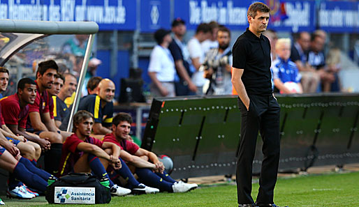 Ähnlich elegant an der Seitenlinie wie Vorgänger Pep Guardiola: Barca-Coach Tito Vilanova