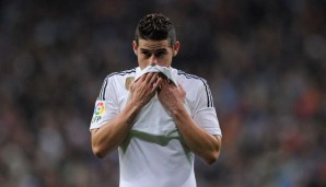 James Rodriguez kann bei Real Madrid derzeit nur zuschauen