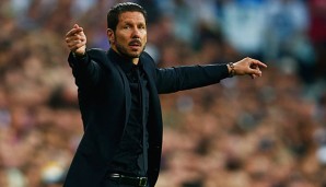 Diego Simeone wird am Samstag wieder mit purer Emotion seine Mannschaft coachen